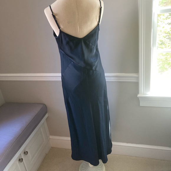 J. Crew Collection Navy Slip Dress NWOT - Picture 15 of 16